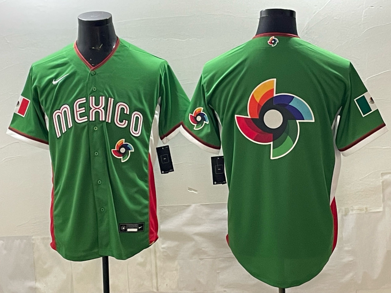 Men 2026 World Cub USA blank green Nike MLB Jersey 0015